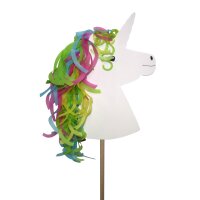 Bastelset Steckenpferd Einhorn von Prell, 3 Stück (ohne Stab)