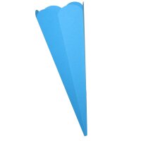 Mini Schultütenrohling vorgestanzt von Prell, 1 Stück Himmelblau