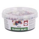 Glossy Glas Mosaikmischung, 1x1cm, (ca. 250 St.), Dose...