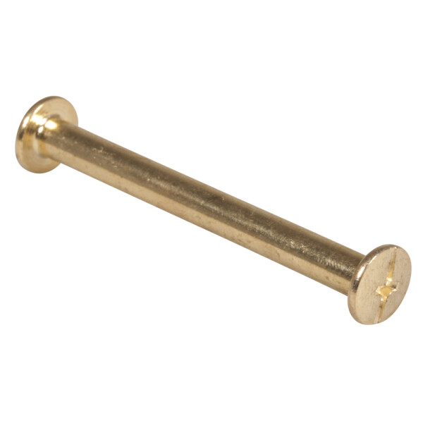Metallstift mit Schraube, 5,2cm, SB-Btl 4Stück, gold
