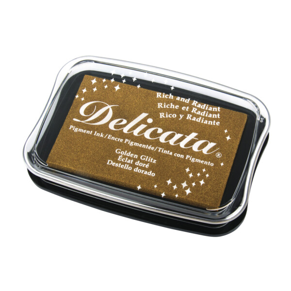 Delicata Metallic Stempelkissen, 9,9x6,8x1,9cm,...