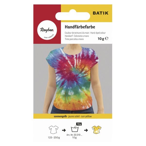 Batik-Handfärbefarbe, SB-Btl 10g, sonnengelb