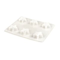 Gießform: Sterne, 3,6cm ø, 6 Sterne, SB-Btl 1Stück