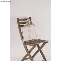 Baumwoll-Tasche m. Kordelzug, unbedruckt, 40x42cm, SB-Btl 1Stück, natur