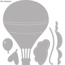 Stanzschablonen Set: Balloon, 1,4x2cm-6x8,6cm, SB-Btl 6Stück