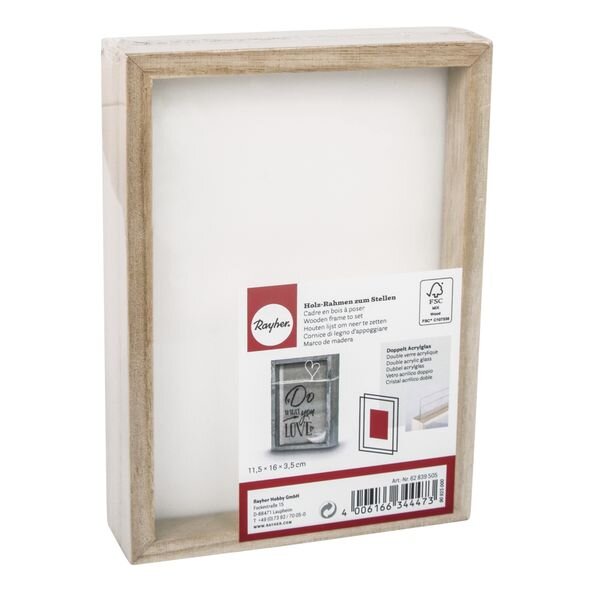 Holz-Rahmen zum Stellen, FSC Mix Credit, 11,5x16x3,5cm,...