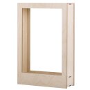 Holzbausatz 3D-Motivrahmen, FSC 100%, 20x30x6,6cm, 8-tlg. , Box 1Set, natur