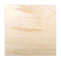 Holz Postkarte, FSC Mix Credit, 14,8x14,8x0,3cm, SB-Btl 2Stück, natur