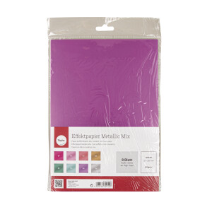 Effektpapier Metallic Mix, A4, 250g/m2, 8 Farben, 8Blatt,...