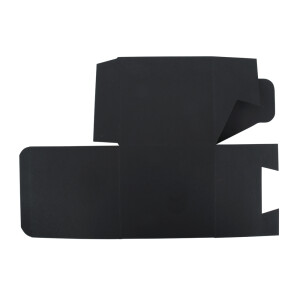 Faltschachtel, 10x10x10cm, Set 3Stück, schwarz