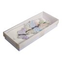 Papier-Schmetterlinge, 5cm &oslash;, PVC-Box 5St&uuml;ck, bunt