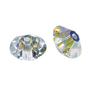 Swarovski Kristall-Scheibe, 6 mm ø, Dose 25 Stück, mondstein