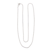 Kugelkette, 1,5mm ø, 60cm, SB-Btl. 1Stück, silber