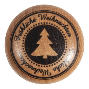Stempel Fröhliche Weihnachten, 3cm ø