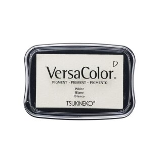 Versa Color Pigment-Stempelkissen, 9,6x6,3x1,8cm, weiß