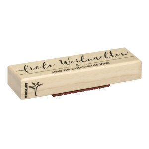 Stempel frohe Weihnachten, 3x12cm