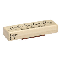 Stempel frohe Weihnachten, 3x12cm
