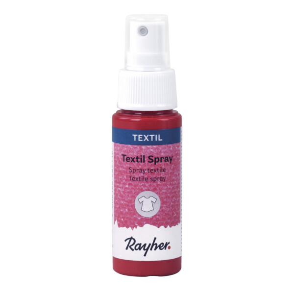 Textil Spray, Flasche 50ml, karminrot