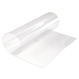 Transparent-Folie PVC, 50x70cm, Stärke 0,4mm