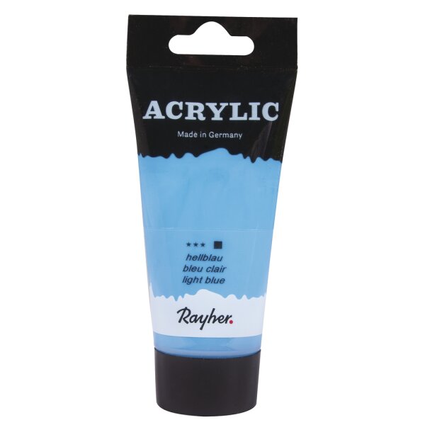 Acrylic, Künstleracrylfarbe, SB-Tube 75ml, hellblau