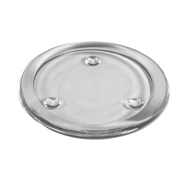 Glas-Untersetzer, 10cm ø, 0,7cm, innen ø7,5cm, 2,49 €