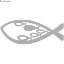 Stanzschablone: Fisch, 8x3,1cm, SB-Btl 1St&uuml;ck