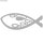 Stanzschablone: Fisch, 8x3,1cm, SB-Btl 1St&uuml;ck