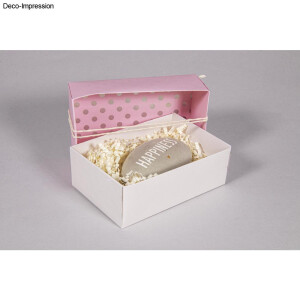 Scrapbookingpapier  Silver Foil Dots