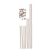 Holz-Mobile Komplett-Satz, 8 Stäbe+20 Perlen, SB-Btl 1Set