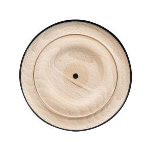 Holzrad mit Gummiring, 120mm ø, 120 mm ø