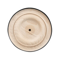 Holzrad mit Gummiring, 120mm ø, 120 mm ø