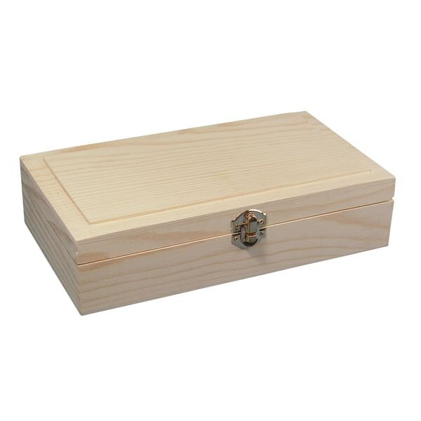 Holz Schatulle Rahmen FSC Mix Credit, 25x14x6cm