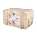 Holz Truhen Set, FSC Mix Credit, 1 St. 30x20,5x17,3cm+24x16x15,5cm