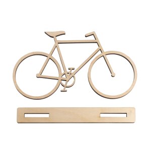 Holz-Fahrrad, zum Stellen, FSC 100%, 20x11cm, SB-Btl...