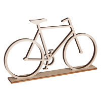 Holz-Fahrrad, zum Stellen, FSC 100%, 20x11cm, SB-Btl 1Stück