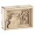 Holz 3D Geschenkbox Enjoy, FSCMixCred., 11,5x8,5x5cm, 11 tlg. Bausatz, Box 1Set, natur