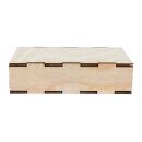 Holzbox zum Aufbauen, FSC Mix Credit, 11,5x7,8x3cm, Box 2Stück, natur