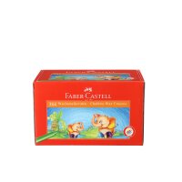 Kinder Wachsmalkreide 384 Stück in 12 Farben sortiert, von Faber Castell