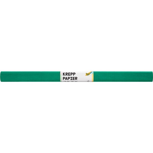 Krepppapier/Feinkrepp moosgrün 10 Rollen, 50 x 250 cm