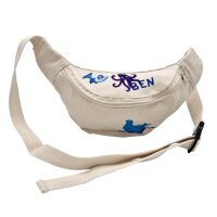 Baumwoll Bauchtasche natur, ca. 22 x 11 cm