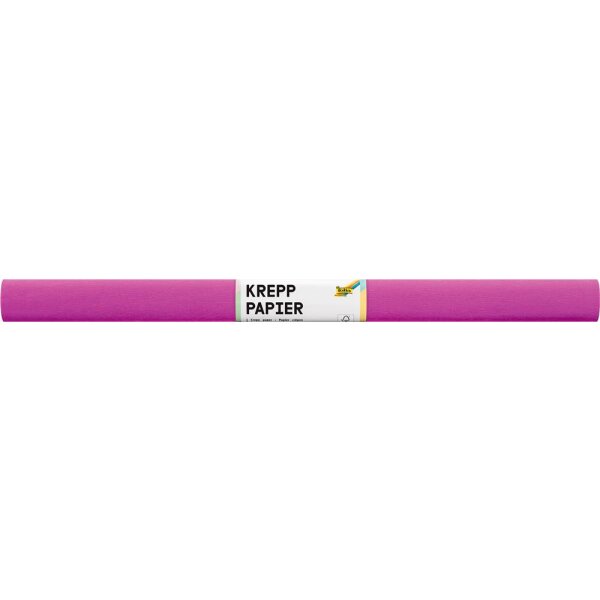 Krepppapier/Feinkrepp pink dunkel 10 Rollen, 50 x 250 cm