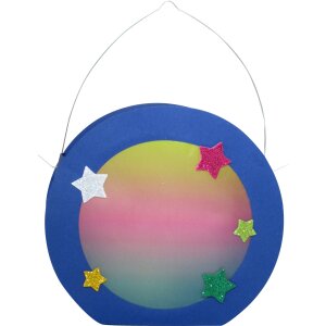 Laternen Bastelset Regenbogen vorgestanzt von Prell, 10...