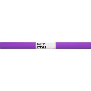 Krepppapier/Feinkrepp violett 10 Rollen, 50 x 250 cm