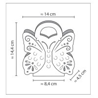 Bastelset Mini Taschen Schmetterling für 5 Stück