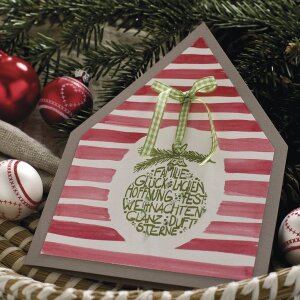 Stempel Weihnachtsgl&uuml;ck, 6x8cm