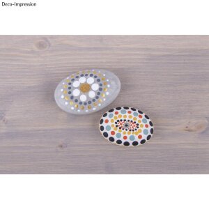 Dot Painting Holzsticks sortiert, &oslash;3-12mm, L&auml;nge 14cm, SB-Btl 7St&uuml;ck