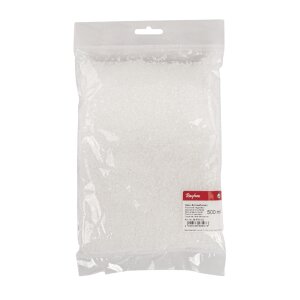 Deko-Schneeflocken, Beutel 500ml, wei&szlig;