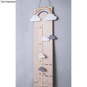 Holzmotiv kleine Wolke, FSCMixCred, 16,8x8,3cm, 6-teilig, SB-Btl 1Set, natur