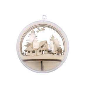 H-Steckt.Bergh&uuml;tte,FSCMixCred, 7,5cm &oslash;, 5-tlg., SB-Btl 1Set, natur