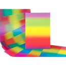 Regenbogen Transparentpapier, 10 Bogen, 34 x 51 cm